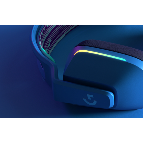Купити Навушники Logitech G733 Lightspeed RGB Gaming (981-000943) Blue - ціна в Києві, Львові, Вінниці, Хмельницькому, Франківську, Україні | інтернет-магазин TELEMART.UA фото