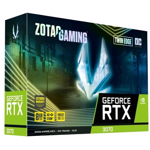 Продать Видеокарта Zotac GeForce RTX 3070 Twin Edge OC 8192MB (ZT-A30700H-10P) по Trade-In интернет-магазине Телемарт - Киев, Днепр, Украина фото
