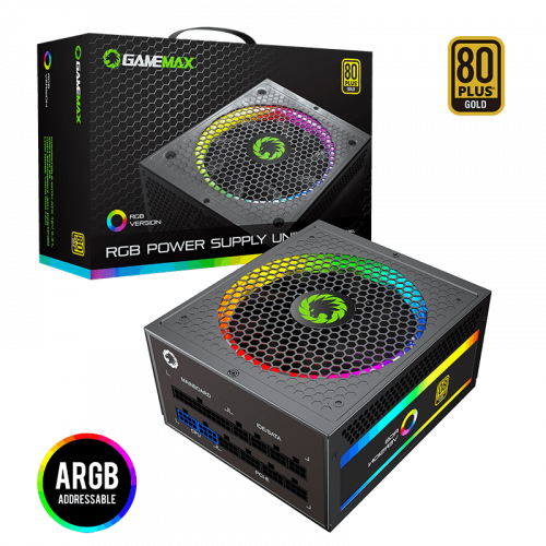 Фото Блок живлення GAMEMAX RGB-750 Rainbow 750W (RGB-750)