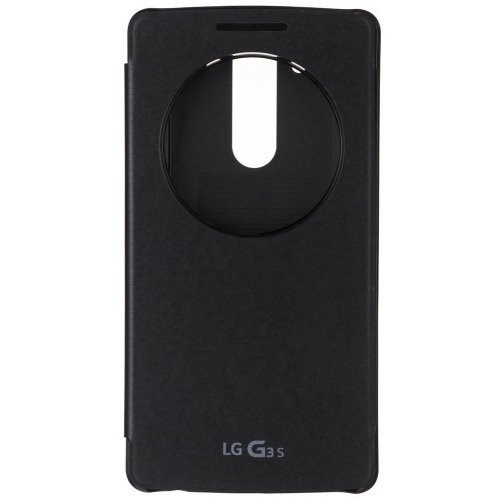 Купити Чохол Чехол LG Quick Circle для LG G3s Dual D724 (CCF-490G) Titan Black - ціна в Києві, Львові, Вінниці, Хмельницькому, Франківську, Україні | інтернет-магазин TELEMART.UA фото