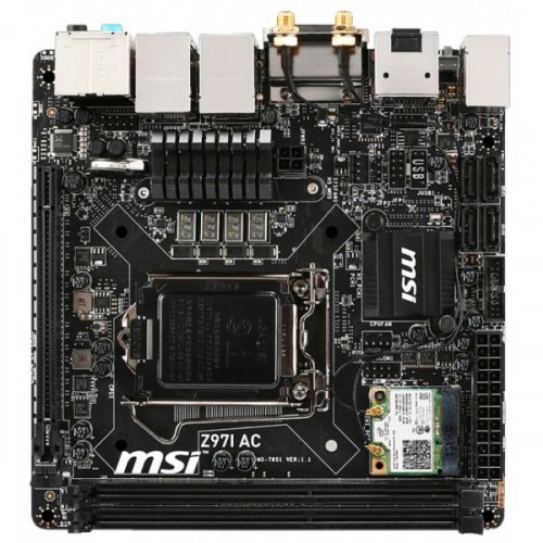Продати Материнська плата MSI Z97I AC (s1150, Intel Z97) за Trade-In у інтернет-магазині Телемарт - Київ, Дніпро, Україна фото