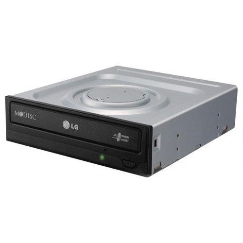 Купити Оптичний привід LG SATA DVD±R/RW 24x (GH24NSC0) Black - ціна в Києві, Львові, Вінниці, Хмельницькому, Франківську, Україні | інтернет-магазин TELEMART.UA фото