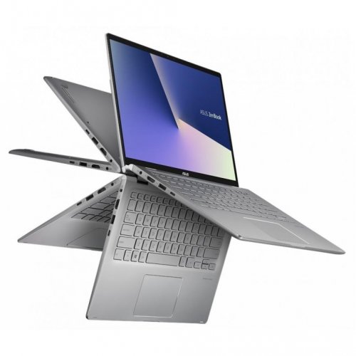 Продать Ноутбук Asus ZenBook Flip 14 UM462DA-AI025 (90NB0MK1-M03610) Light Grey по Trade-In интернет-магазине Телемарт - Киев, Днепр, Украина фото