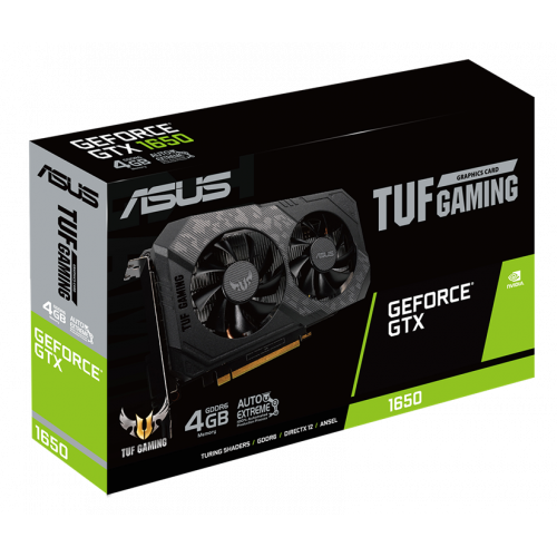 Photo Video Graphic Card Asus TUF GeForce GTX 1650 Gaming 4096MB (TUF-GTX1650-4GD6-P-GAMING)