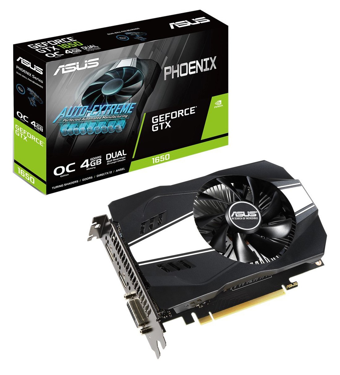 Продать Видеокарта Asus GeForce GTX 1650 Phoenix V2 OC 4096MB (PH ...