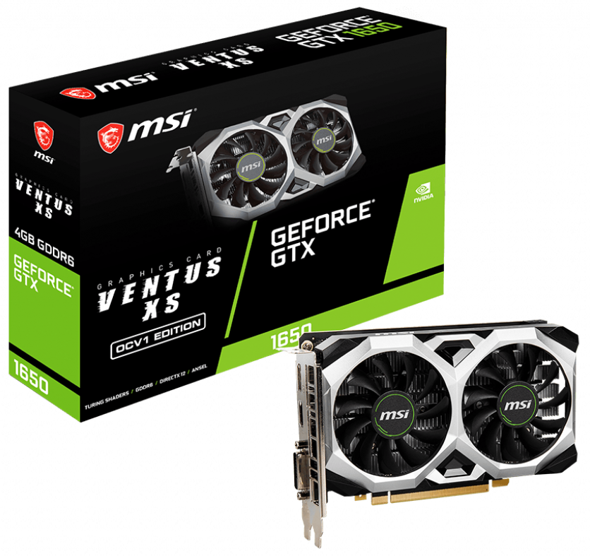 Gtx 1650 d6 ventus xs