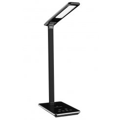 Настільна лампа ColorWay LED table lamp with wireless charging and USB (CW-DL01WC-B) Black