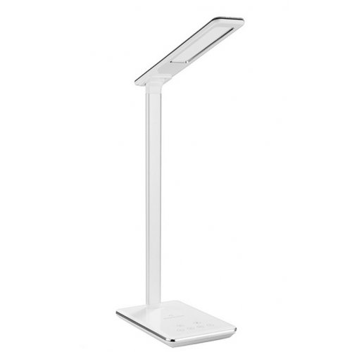 Настільна лампа ColorWay LED table lamp with wireless charging and USB (CW-DL01WC-W) White купити в Україні: Київ, Львів, Хмельницький, Тернопіль, Івано-Франківськ | Низька ціна, відгуки, характеристики від TELEMART фото