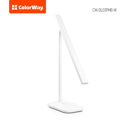 Купити Настільна лампа ColorWay LED table lamp magnet with built-in battery (CW-DL03PMB-W) White - ціна в Києві, Львові, Вінниці, Хмельницькому, Франківську, Україні | інтернет-магазин TELEMART.UA фото