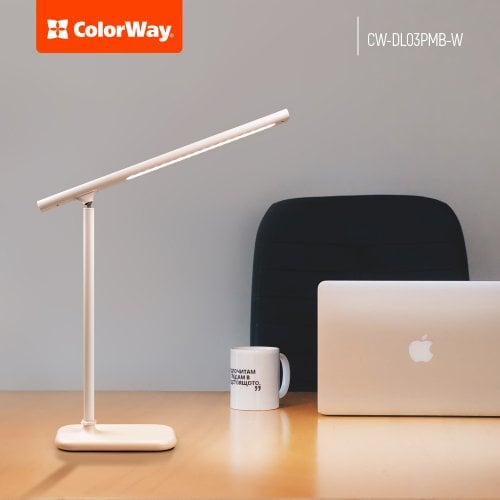 Купити Настільна лампа ColorWay LED table lamp magnet with built-in battery (CW-DL03PMB-W) White - ціна в Києві, Львові, Вінниці, Хмельницькому, Франківську, Україні | інтернет-магазин TELEMART.UA фото