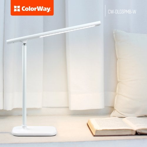 Купити Настільна лампа ColorWay LED table lamp magnet with built-in battery (CW-DL03PMB-W) White - ціна в Києві, Львові, Вінниці, Хмельницькому, Франківську, Україні | інтернет-магазин TELEMART.UA фото