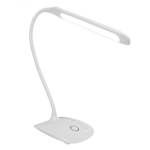 Купити Настільна лампа ColorWay LED table lamp flexible 360 with built-in battery (CW-DL07FB-W) White - ціна в Києві, Львові, Вінниці, Хмельницькому, Франківську, Україні | інтернет-магазин TELEMART.UA фото