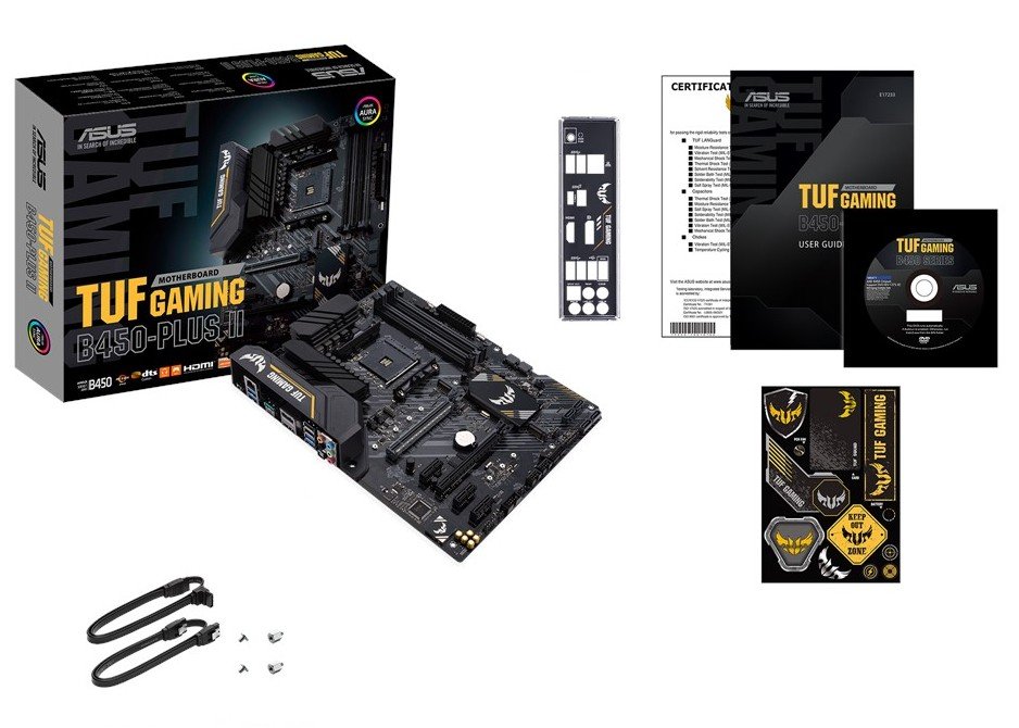 Материнская плата Asus TUF GAMING B450-PLUS II (sAM4, AMD B450) купить ...