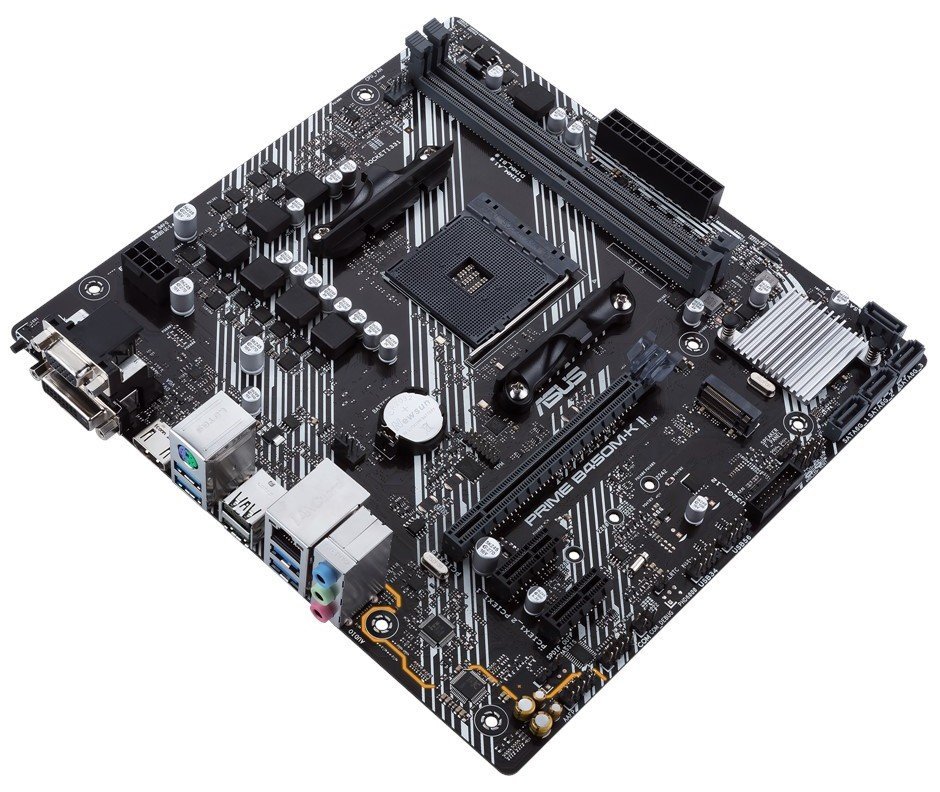 Материнская плата Asus PRIME B450M-K II (sAM4, AMD B450) купить с ...
