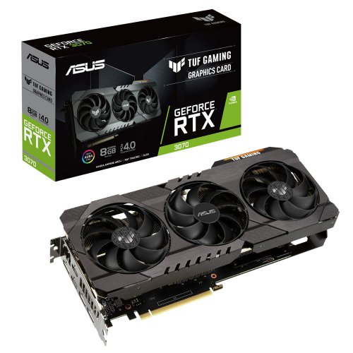 Продать Видеокарта Asus TUF GeForce RTX 3070 Gaming 8192MB (TUF-RTX3070-8G-GAMING) по Trade-In интернет-магазине Телемарт - Киев, Днепр, Украина фото