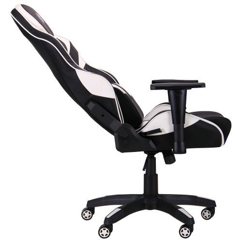 Игровое кресло VR Racer Expert Virtuoso (521170) Black/White купить в Украине: Киев, Днепр, Харьков, Одесса  | Низкая цена, отзывы, характеристики от TELEMART фото