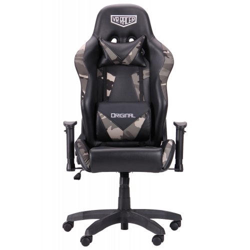 Игровое кресло VR Racer Original Dazzle (521985) Black/Camouflage купить в Украине | Telemart фото
