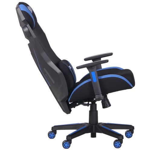 Ігрове крісло VR Racer Techno Soul Black/Blue купити в Україні | Telemart фото
