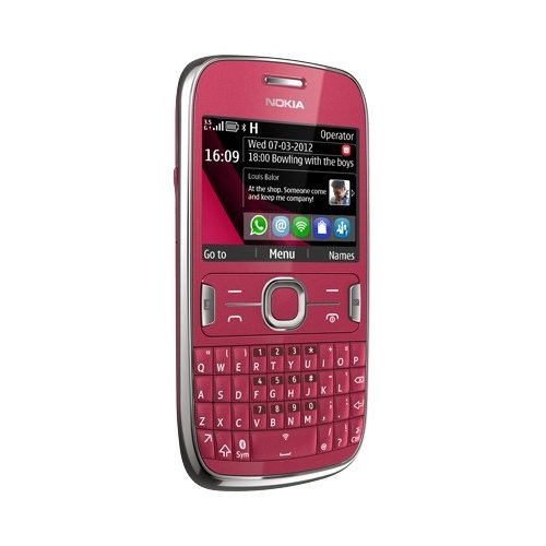 Купить Мобильный телефон Nokia Asha 302 Plum Red - цена в Харькове, Киеве, Днепре, Одессе
в интернет-магазине Telemart фото