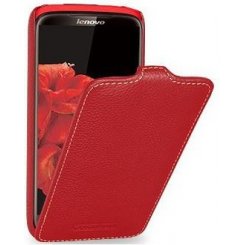 Чохол Чехол Ecover Leather flip для Lenovo S820 Red