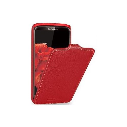 Чехол Чехол Ecover Leather flip для Lenovo S820 Red купить в Украине | Telemart фото