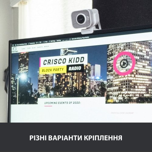 Купить Веб-камера Logitech StreamCam (960-001297) White - цена в Харькове, Киеве, Днепре, Одессе
в интернет-магазине Telemart фото