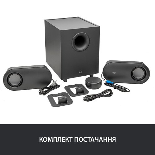 Купити Акустична система Logitech Z407 (980-001348) Graphite - ціна в Києві, Львові, Вінниці, Хмельницькому, Франківську, Україні | інтернет-магазин TELEMART.UA фото