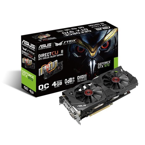 Продать Видеокарта Asus GeForce GTX 970 4096MB (STRIX-GTX970-DC2OC-4GD5) по Trade-In интернет-магазине Телемарт - Киев, Днепр, Украина фото