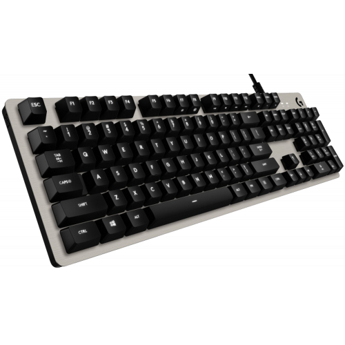 Клавиатура Logitech G413 Romer-G Switch (920-008516) Silver купить в Украине: Киев, Днепр, Харьков, Одесса  | Низкая цена, отзывы, характеристики от TELEMART фото