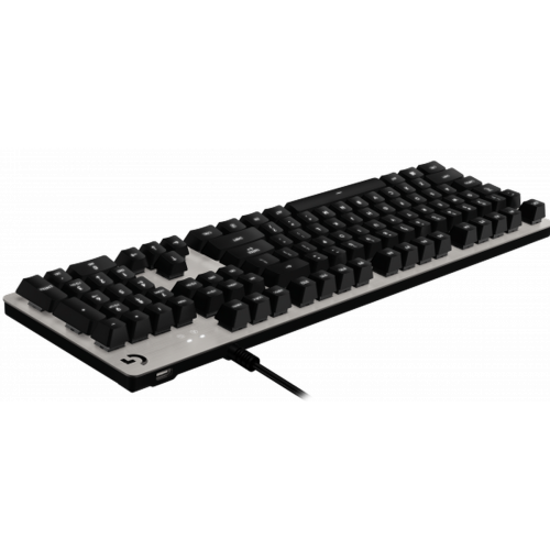 Клавиатура Logitech G413 Romer-G Switch (920-008516) Silver купить в Украине: Киев, Днепр, Харьков, Одесса  | Низкая цена, отзывы, характеристики от TELEMART фото