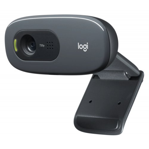 Купити Веб-камера Logitech HD Webcam C270 (960-000636) - ціна в Києві, Львові, Вінниці, Хмельницькому, Франківську, Україні | інтернет-магазин TELEMART.UA фото