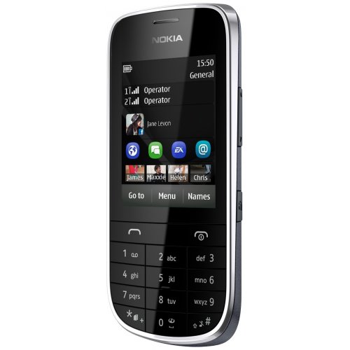 Купить Мобильный телефон Nokia Asha 202 Dark Grey - цена в Харькове, Киеве, Днепре, Одессе
в интернет-магазине Telemart фото