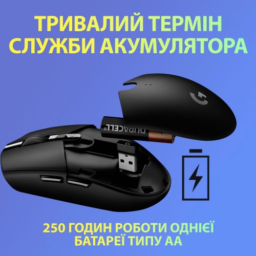 Photo Mouse Logitech G305 Lightspeed (910-006022) Lilac