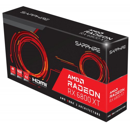 Продать Видеокарта Sapphire Radeon RX 6800 XT 16384MB (21304-01-20G) по Trade-In интернет-магазине Телемарт - Киев, Днепр, Украина фото