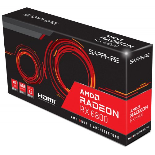 Продати Відеокарта Sapphire Radeon RX 6800 16384MB (21305-01-20G) за Trade-In у інтернет-магазині Телемарт - Київ, Дніпро, Україна фото