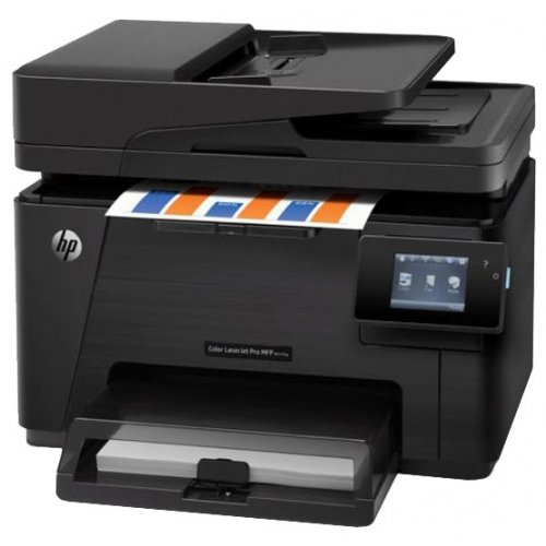 Купити БФП HP LaserJet Pro M177fw (CZ165A) - ціна в Києві, Львові, Вінниці, Хмельницькому, Франківську, Україні | інтернет-магазин TELEMART.UA фото