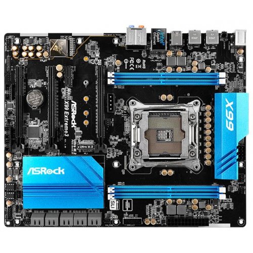 Продать Материнская плата AsRock X99 EXTREME3 (s2011-3, Intel X99) по Trade-In интернет-магазине Телемарт - Киев, Днепр, Украина фото
