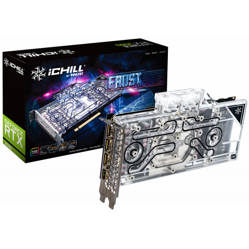 Продати Відеокарта Inno3D GeForce RTX 3080 ICHILL FROSTBITE 10240MB (C3080-106XX-1810FB) за Trade-In у інтернет-магазині Телемарт - Київ, Дніпро, Україна фото