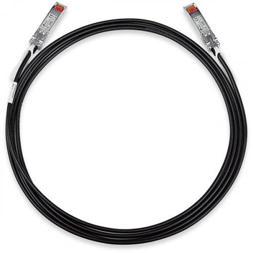 Купити Кабель TP-LINK 10G SFP+ to SFP+ 1m (TXC432-CU1M) Black - ціна в Києві, Львові, Вінниці, Хмельницькому, Франківську, Україні | інтернет-магазин TELEMART.UA фото