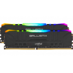 ОЗУ Crucial DDR4 32GB (2x16GB) 3600Mhz Ballistix RGB Black (BL2K16G36C16U4BL)