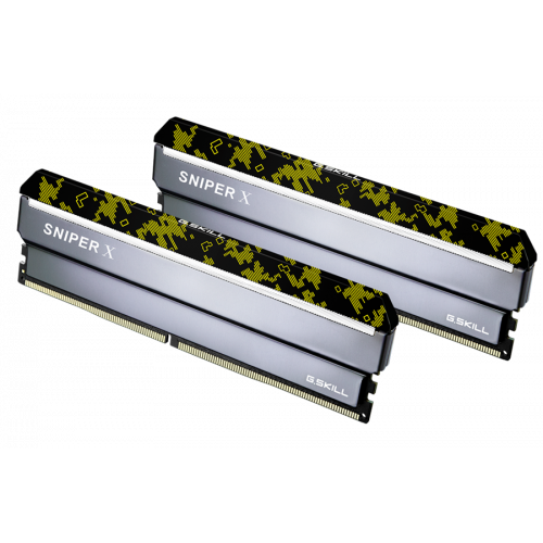Photo RAM G.Skill DDR4 16GB (2x8GB) 3200Mhz Sniper X Digital Camo (F4-3200C16D-16GSXKB)