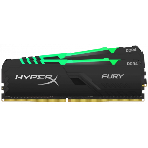 Фото HyperX DDR4 64GB (2x32GB) 3600Mhz Fury RGB (HX436C18FB3AK2/64)