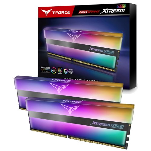 Фото ОЗП Team DDR4 16GB (2x8GB) 3200Mhz T-Force Xtreem ARGB (TF10D416G3200HC16CDC01)