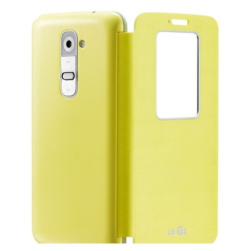 Купити Чохол Чехол LG Quick Window для LG G2 D802 (CCF-240G) Yellow - ціна в Києві, Львові, Вінниці, Хмельницькому, Франківську, Україні | інтернет-магазин TELEMART.UA фото