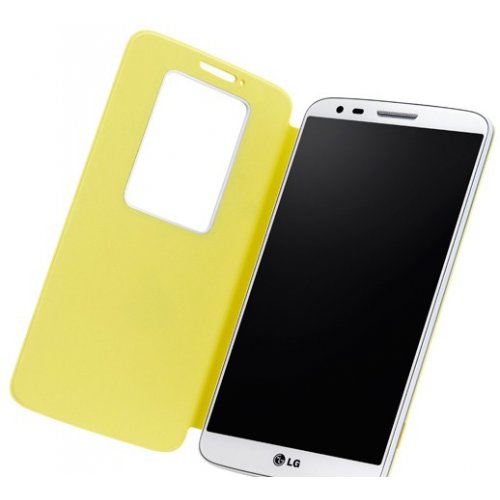 Купити Чохол Чехол LG Quick Window для LG G2 D802 (CCF-240G) Yellow - ціна в Києві, Львові, Вінниці, Хмельницькому, Франківську, Україні | інтернет-магазин TELEMART.UA фото