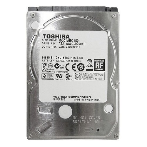 Продать Жесткий диск Toshiba 1.5TB 8MB 5400RPM 2.5" (MQ01ABC150) по Trade-In интернет-магазине Телемарт - Киев, Днепр, Украина фото