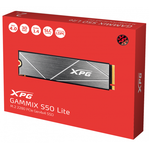 Продать SSD-диск ADATA XPG GAMMIX S50 Lite 3D NAND 1TB M.2 (2280 PCI-E) NVMe x4 (AGAMMIXS50L-1T-C) по Trade-In интернет-магазине Телемарт - Киев, Днепр, Украина фото