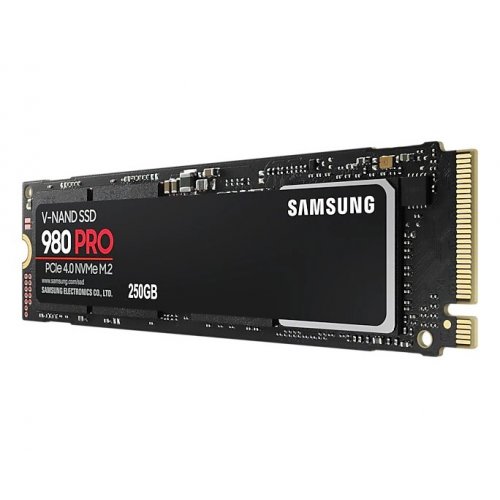 Фото SSD-диск Samsung 980 PRO V-NAND MLC 250GB M.2 (2280 PCI-E) NVMe 1.3c (MZ-V8P250BW)