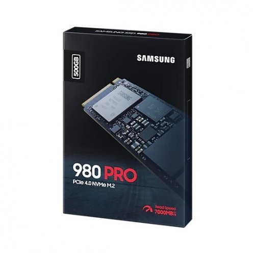 Photo SSD Drive Samsung 980 PRO V-NAND MLC 500GB M.2 (2280 PCI-E) NVMe 1.3c (MZ-V8P500BW)