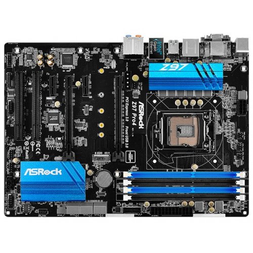 Продати Материнська плата AsRock Z97 PRO4 (s1150, Intel Z97) за Trade-In у інтернет-магазині Телемарт - Київ, Дніпро, Україна фото